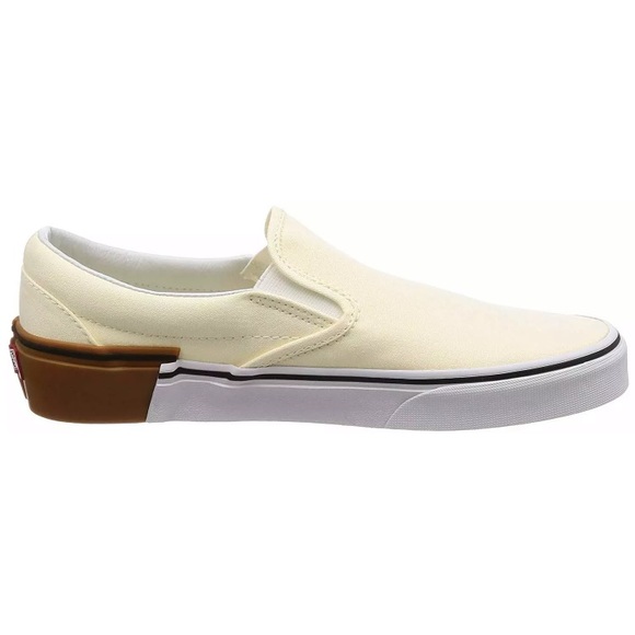 Vans slip on classic white gum block sneaker shoes - Picture 2 of 4